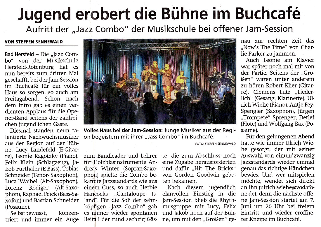 Buchcafe-Jazz-Combo