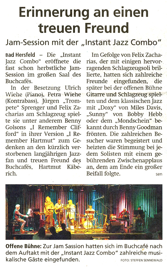 Jam Session Buchcafe 240924