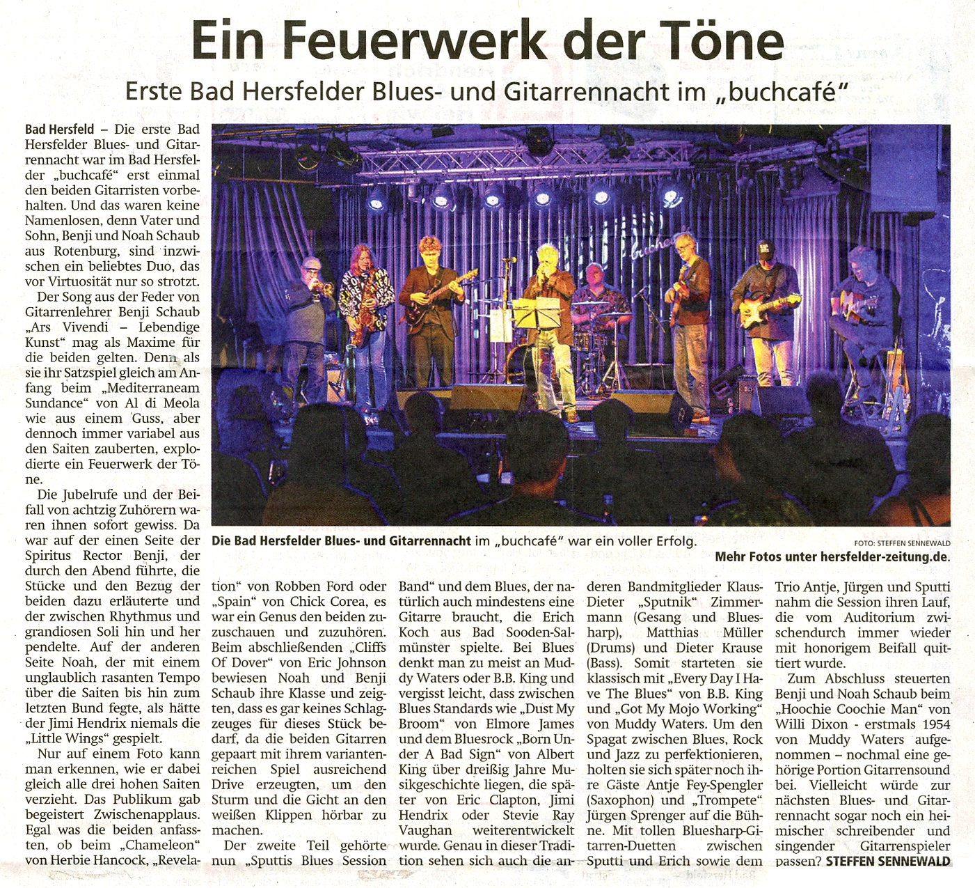 Buchcafe-Blues- und Gitarrennacht